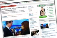 Amplia difusión de los medios ingleses al cruce con Cameron