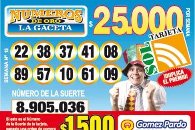 Los Números de Oro de LA GACETA
