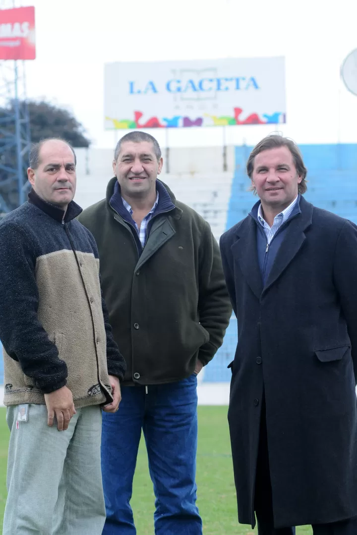 EL MISMO ESCENARIO. Beto Zelarayán, Pablo Buabse y Santiago Mesón. LA GACETA / FOTOS DE ANALÍA JARAMILLO