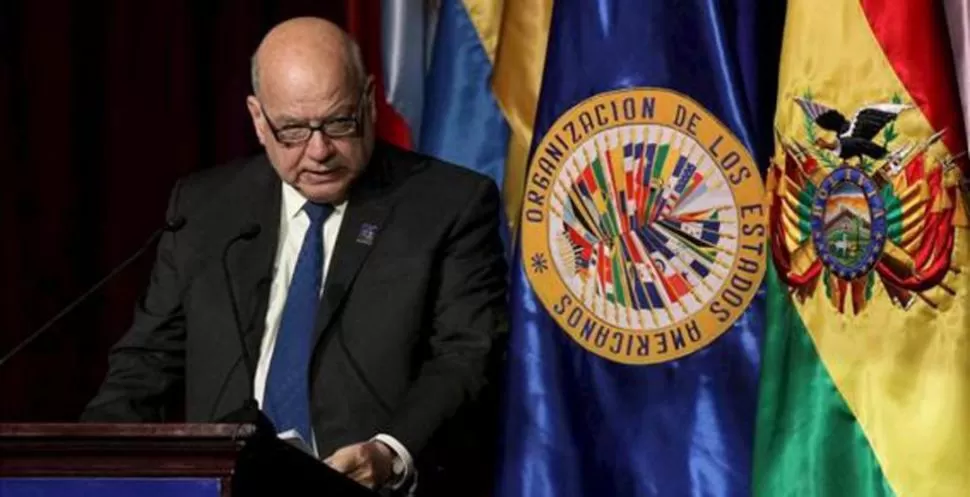 DEMOCRACIA. José Miguel Insulza, secretario general de la OEA, en el debate sobre Paraguay. FOTO TOMADA DE PUBLIMETRO.COM.MX
