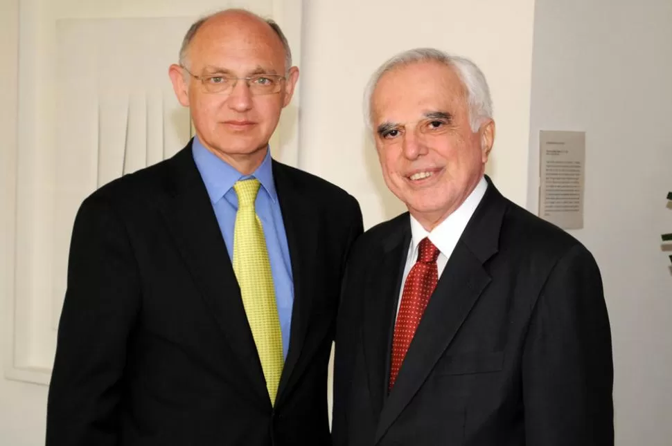 OTROS TIEMPOS. Pinheiro Guimarães (derecha) argumentó falta de apoyo; Timerman afirmó que la dimisión lo tomó por sorpresa. TELAM