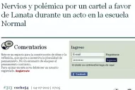 Hubo más de 300 comentarios sobre el cartel para ver a Lanata