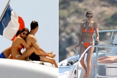 Cristiano Ronaldo junto a Irina Shayk en St Tropez