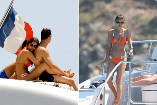 Cristiano Ronaldo junto a Irina Shayk en St Tropez
