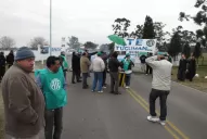 A las piñas en el piquete