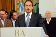 Scioli: hablé con la Presidenta y encontré predisposición para trabajar juntos