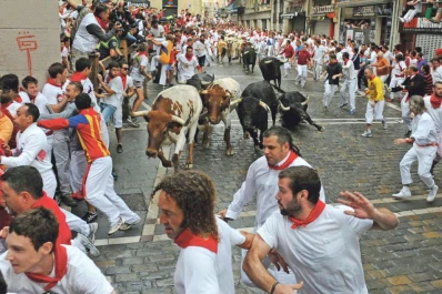 El primer encierro de San Fermín dejó un saldo de seis heridos