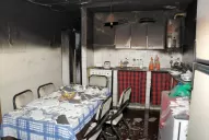 Ardió un departamento en la zona sur de la capital