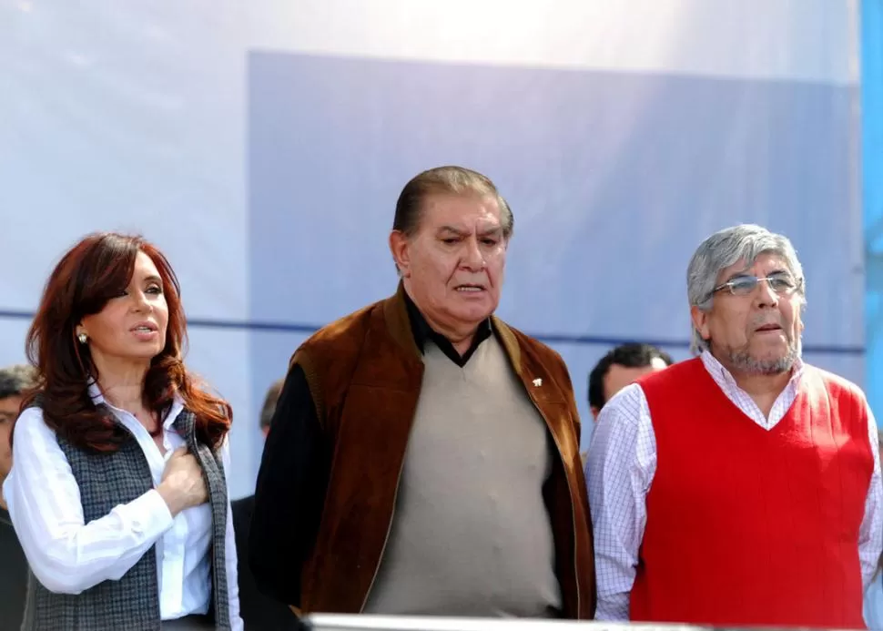 ADELANTE. Pereyra ratificó su confianza en el futuro del sindicalismo. TELAM (ARCHIVO)