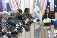 Cristina pidió una CGT unida en reunión con antimoyanistas