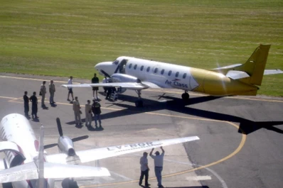 Hallaron el avión uruguayo en el Río de la Plata