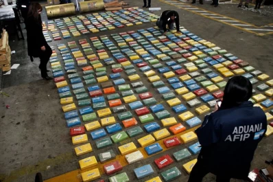 Por el buen olfato de Tota y Gala descubrieron la cocaína