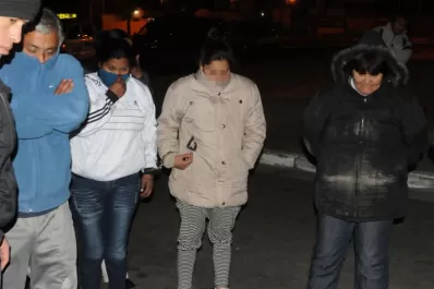Chenguita se asustó al ver a la Policía, intentó huir y quedó preso como su madre
