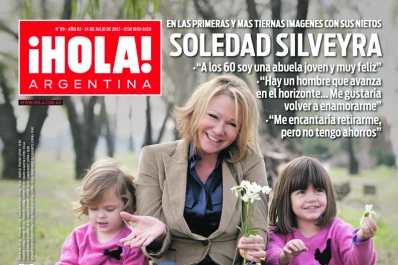 Solita Silveyra con sus tres amores: Inés, Clara y Milos