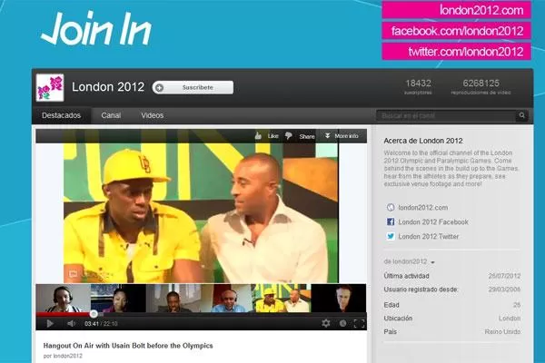 ESPECIAL. La transmisión del canal de YouTube comenzó con una entrevista al jamaiquino Usain Bolt.