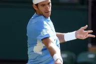 En celeste y blanco