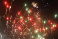 Una multitud disfrutó de la fiesta en la plaza Independencia
