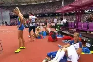 Una atleta checa se sacó la ropa interior en pleno estadio olímpico