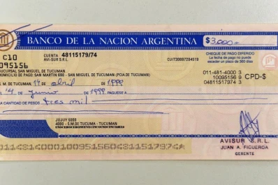 Un cheque, un choripanero y una iglesia, unidos por la DAU