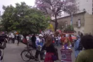 Marchan contra los femicidios desde la plaza Urquiza