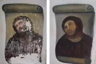 Los restauradores afirman que podrán salvar el mural Ecce Homo
