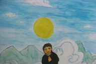 Sandro Pereira recicla las bolsas de polietileno en El cielo sobre tu cabeza