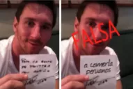 La foto trucada de Messi que enloqueció a los peruanos