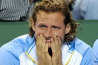 Es raro estar afuera, dijo Nalbandian, quien alentó a Del Potro y a Mónaco