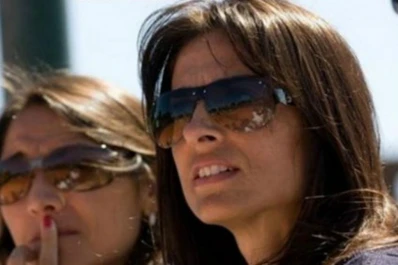 Gabriela Sabatini alentó en la Davis como una fanática más