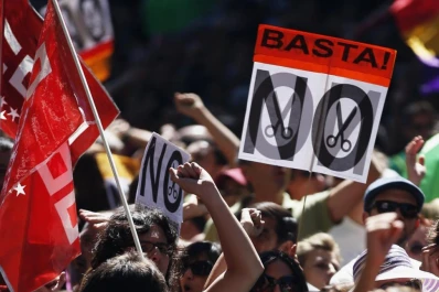 En Madrid resonó el rechazo social a la política de austeridad