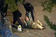 El Gobierno español felicitó a la Policía por la represión a la protesta en Madrid