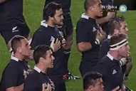 Así fueron los himnos y el haka antes del partido