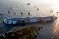 El crucero se acercó demasiado a la costa