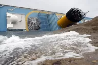 Temen que el crucero se desplace a una fosa