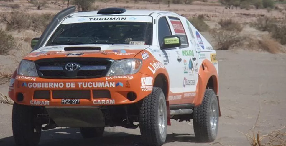 EXPERIENCIA PASADA. En el Dakar 2011, Reginato abandonó en la sexta etapa por problemas mecánicos. FOTO TOMADA DE FACEBOOK