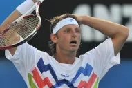 Nalbandian negó haberle tirado agua a un asistente 