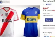 La reventa para el duelo de Boca y River ya superó los $ 800