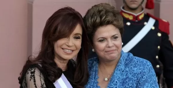 LA SORPRESA. Franganillo reconoce que el feminismo nunca soñó con dos mujeres (Cristina Fernández y Dilma Roussef) conduciendo la Argentina y Brasil. DYN