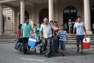 El tren hacía unos ruidos como si se rompiera