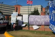 Cristina está acompañada por sus hijos en una habitación exclusiva