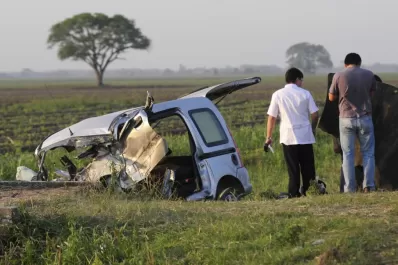 Perdió el control de la camioneta en la ruta 306 y falleció tras incrustarse en una alcantarilla