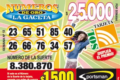 Los Números de Oro de LA GACETA