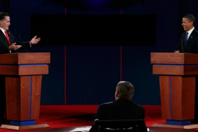Obama y Romney se enfrentaron en su primer debate