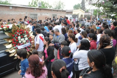 Despidieron los restos del bebé atropellado por un acoplado