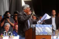 Moyano promete encauzar el voto de los trabajadores