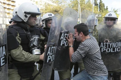 Grecia fue un caso por la marcha contra el ajuste