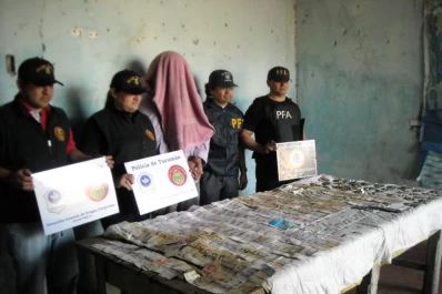 Mora encontró la droga que estaba debajo de unos ladrillos