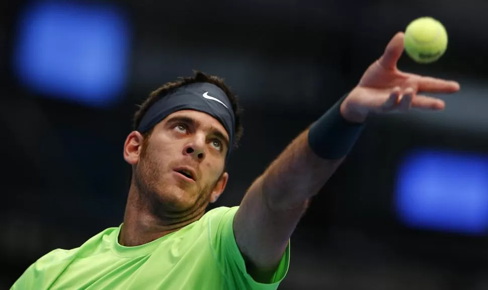 ADELANTE. El mejor tenista argentino agarra ritmo en Austria después de una lesión que lo marginó del circuito casi un mes. AFP