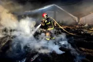 Ardió un aserradero en El Colmenar