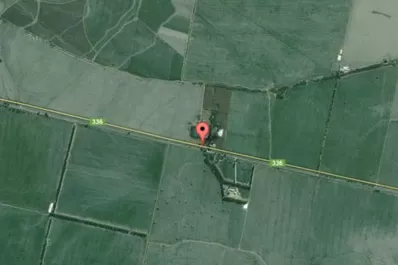 Un auto con cuatro niños cayó en una profunda zanja